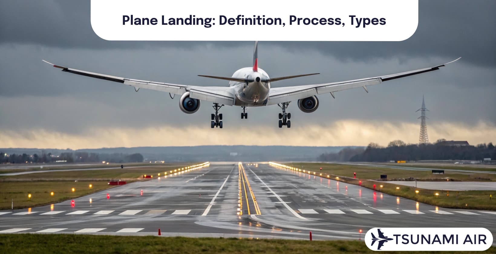 plane landing