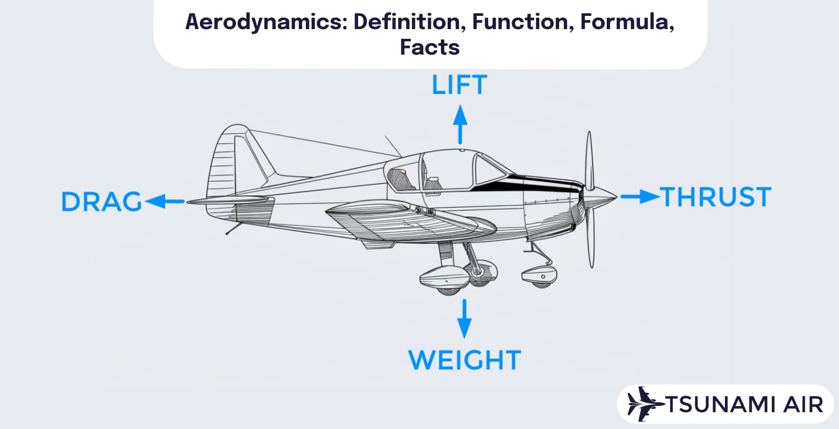 plane aerodynamics diagram