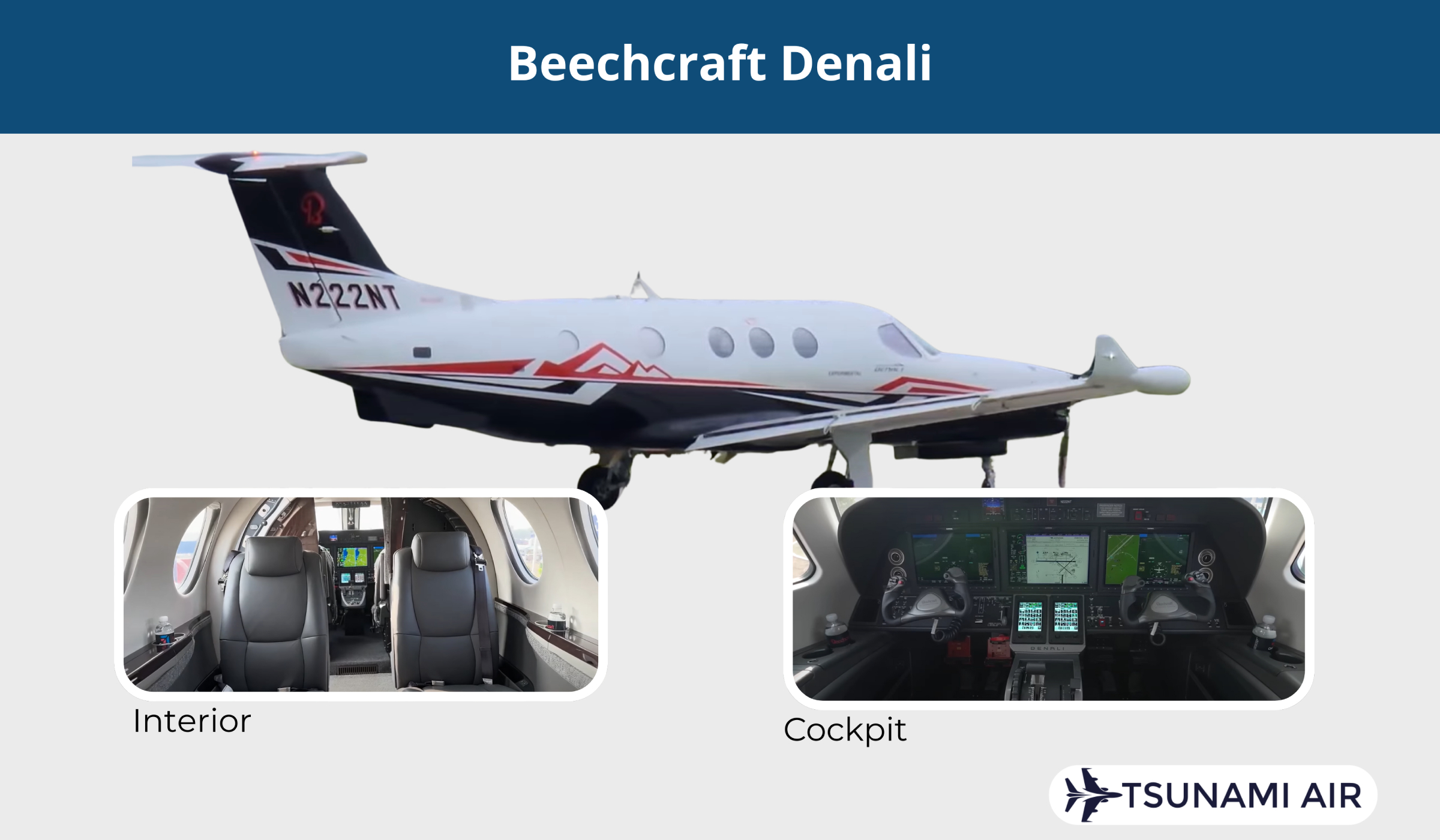 interior of beechcraft denali