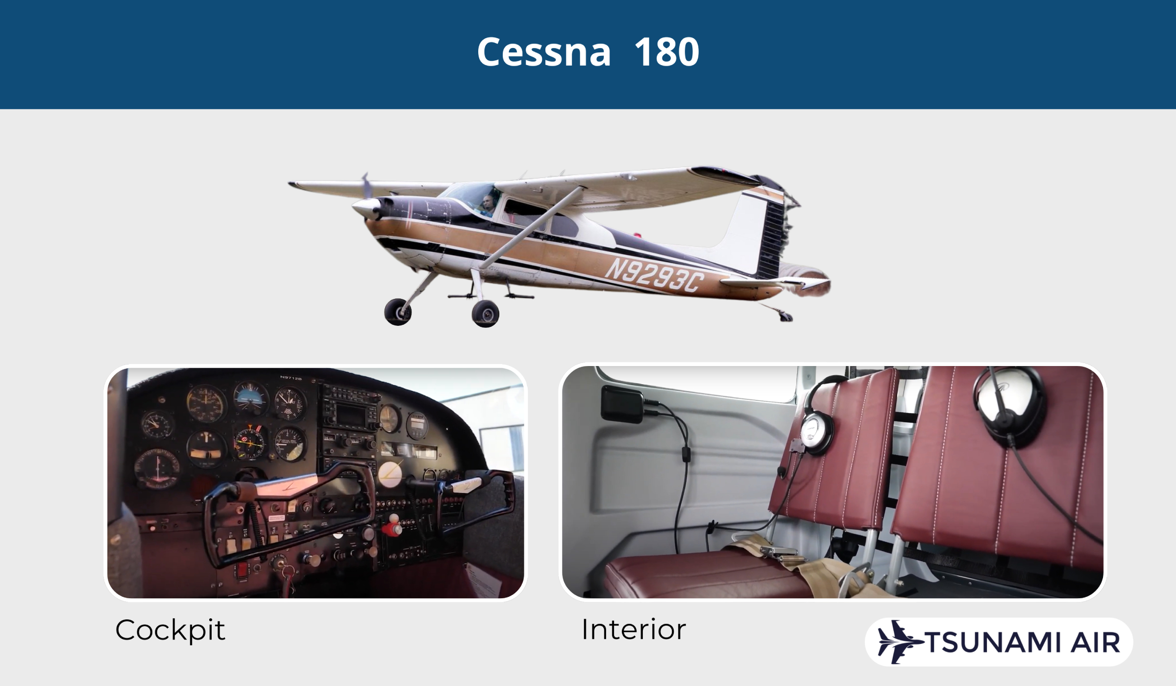 cessna 180 interior