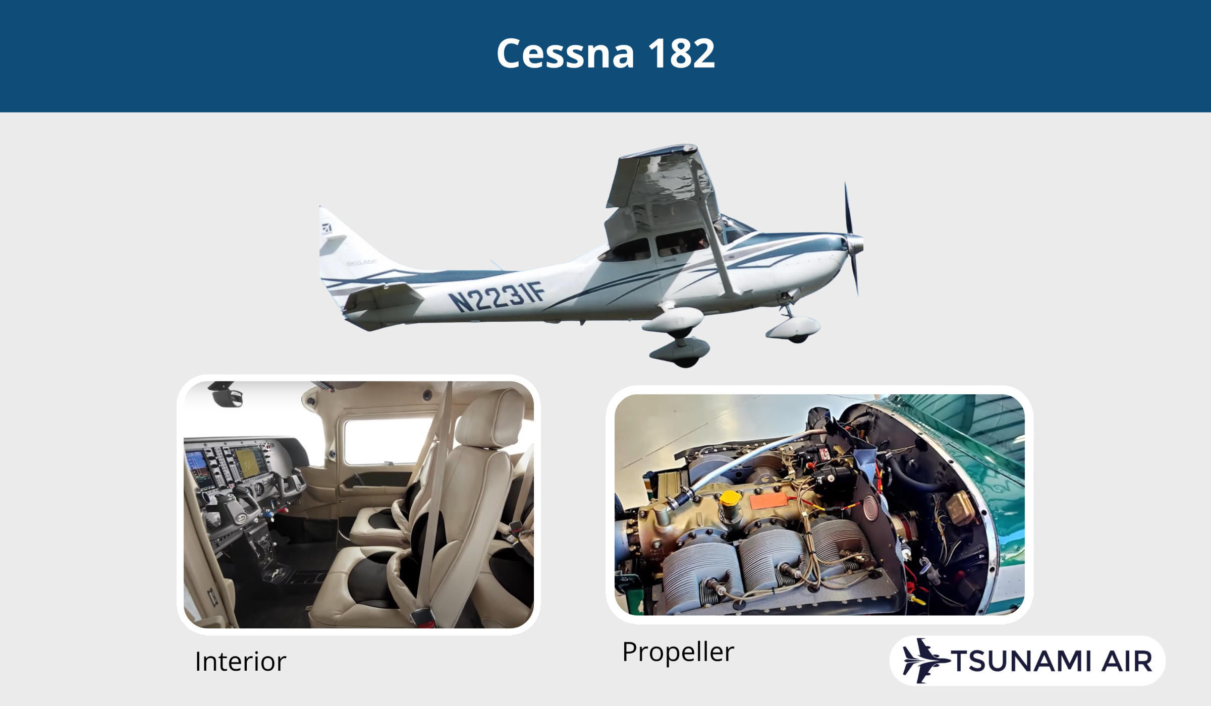 Cessna 182 Interior