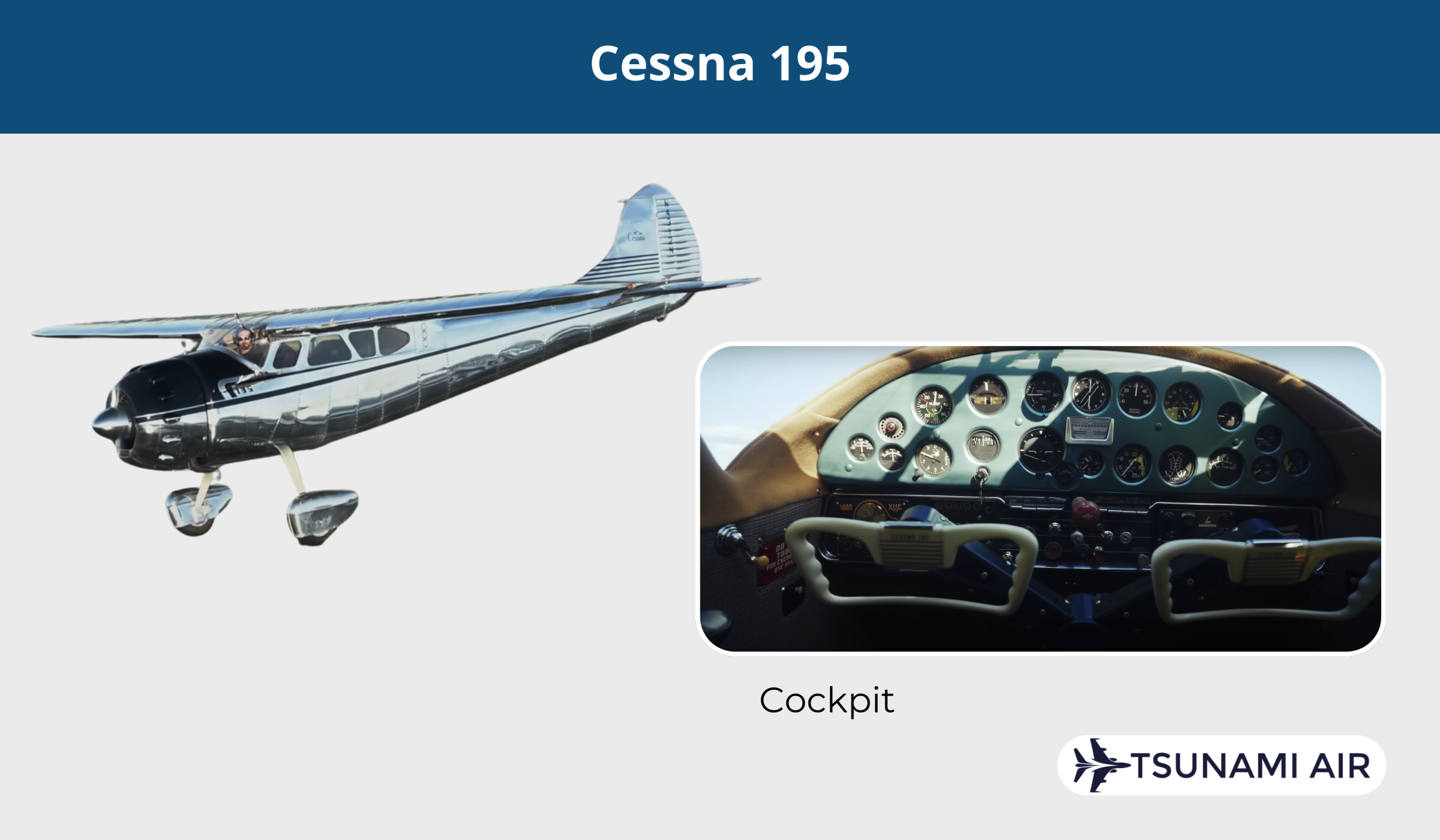 cessna 195 cockpit