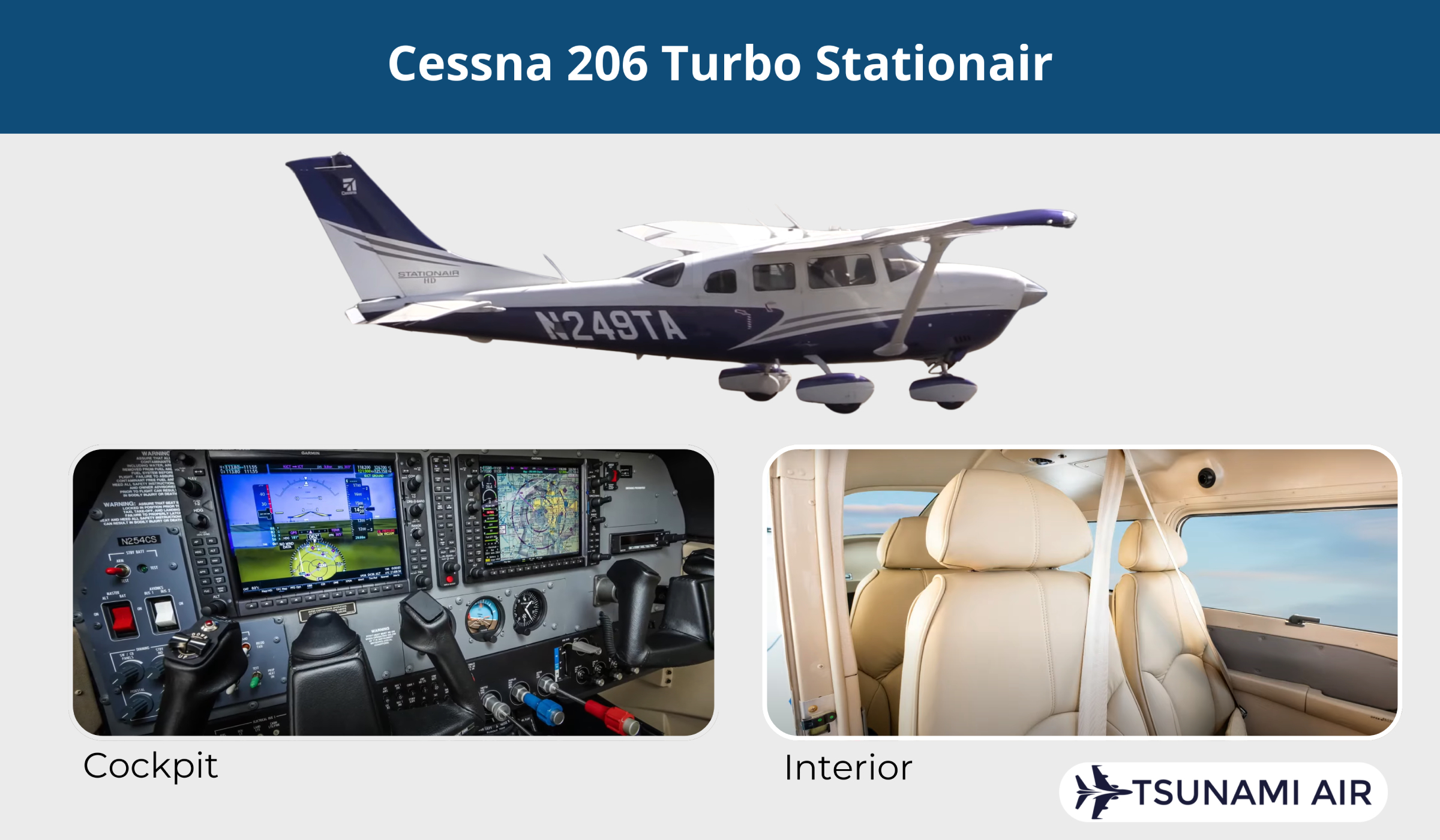 cessna 206 interior