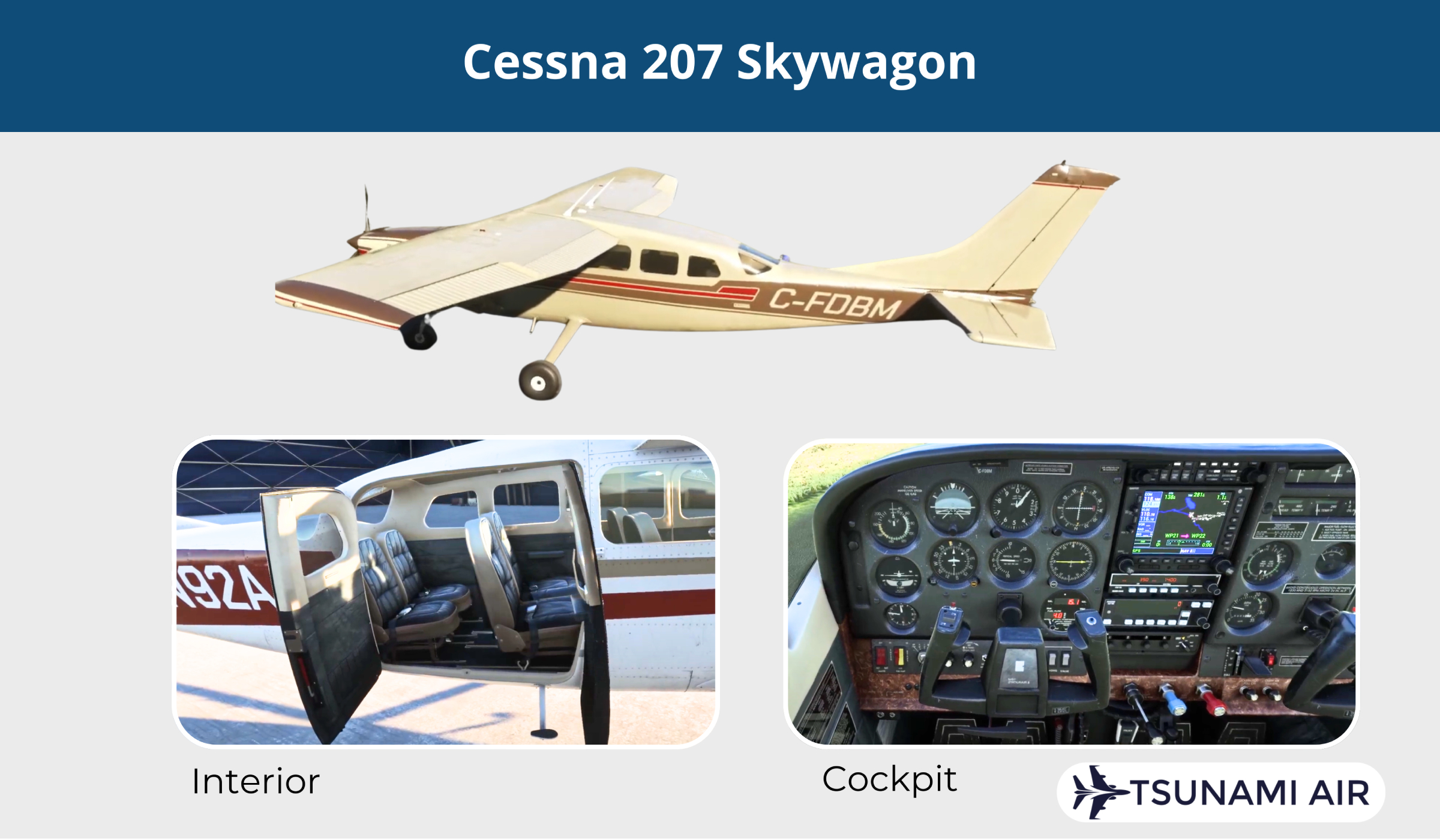 cessna 207 interior