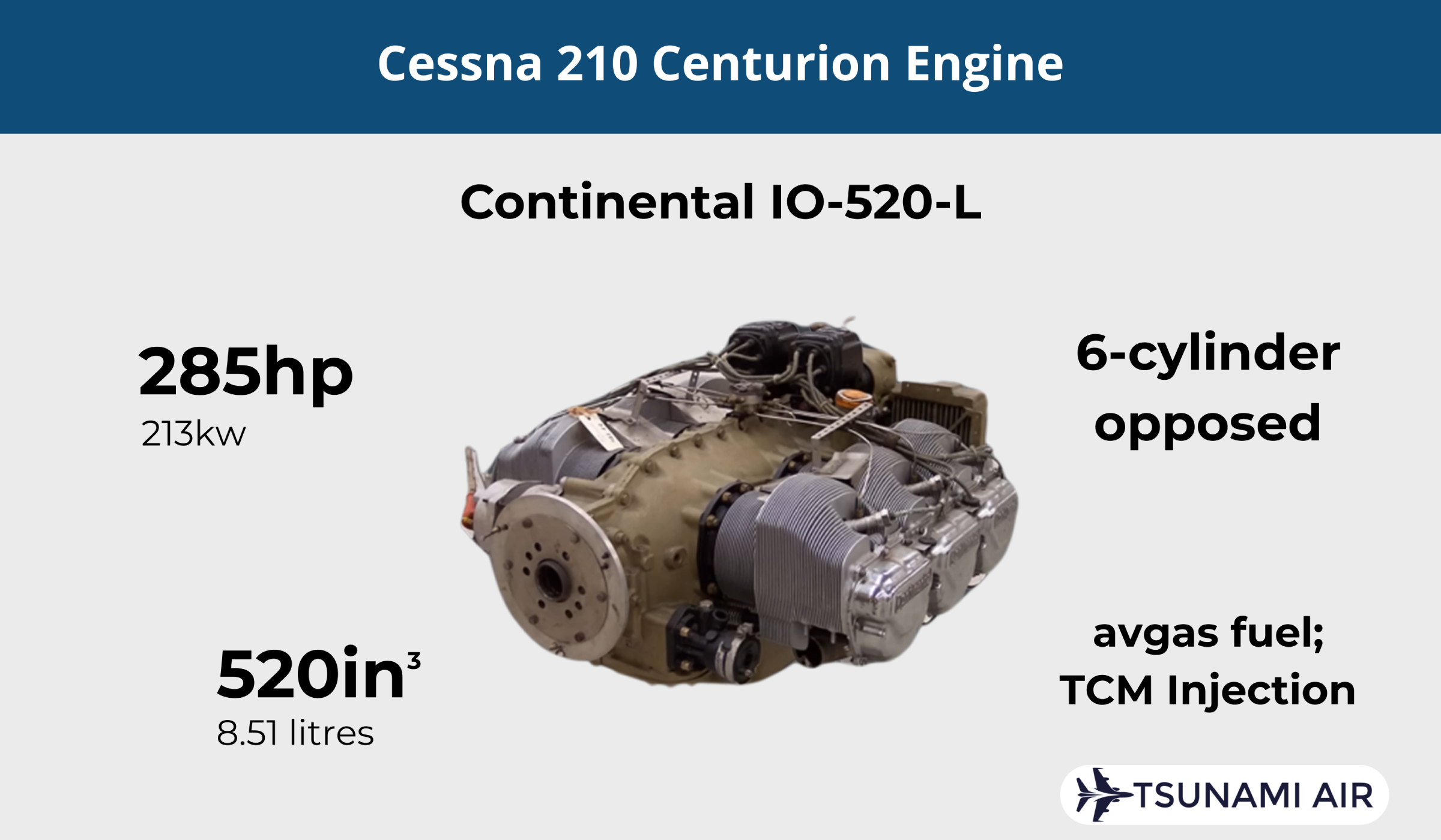 cessna 210 centurion engine