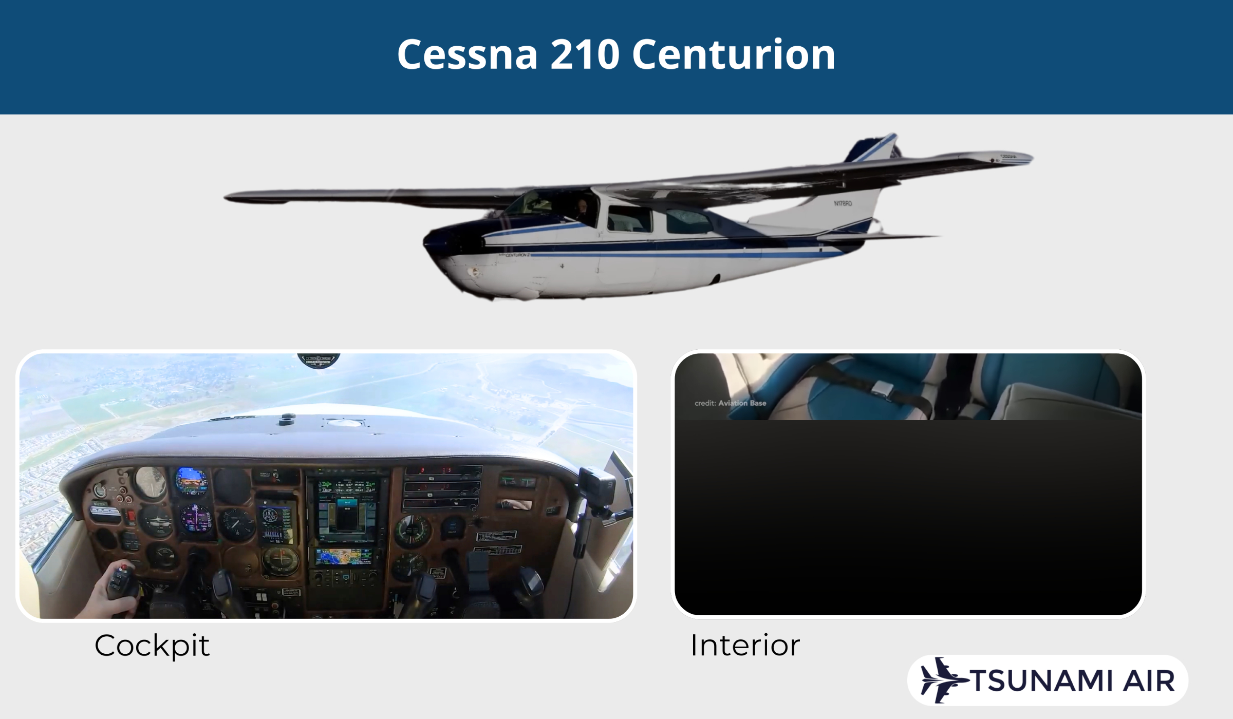 cessna 210 interior