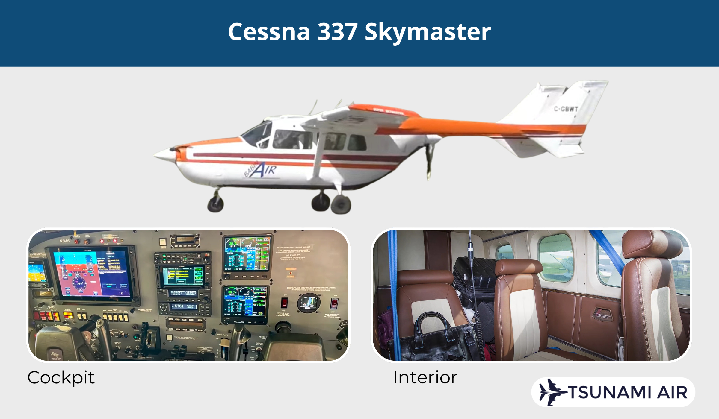 cessna 337 skymaster interior