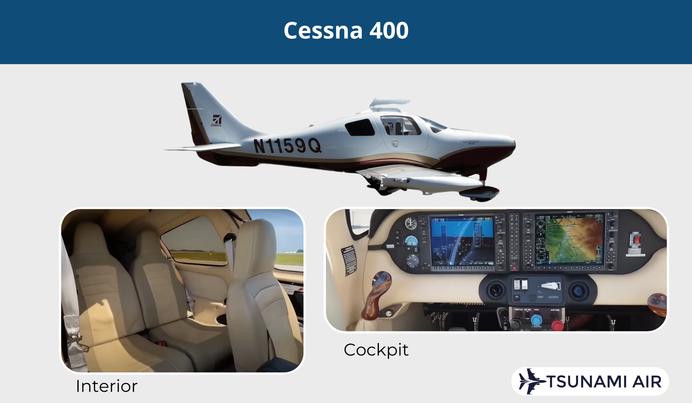 cessna 400 interior