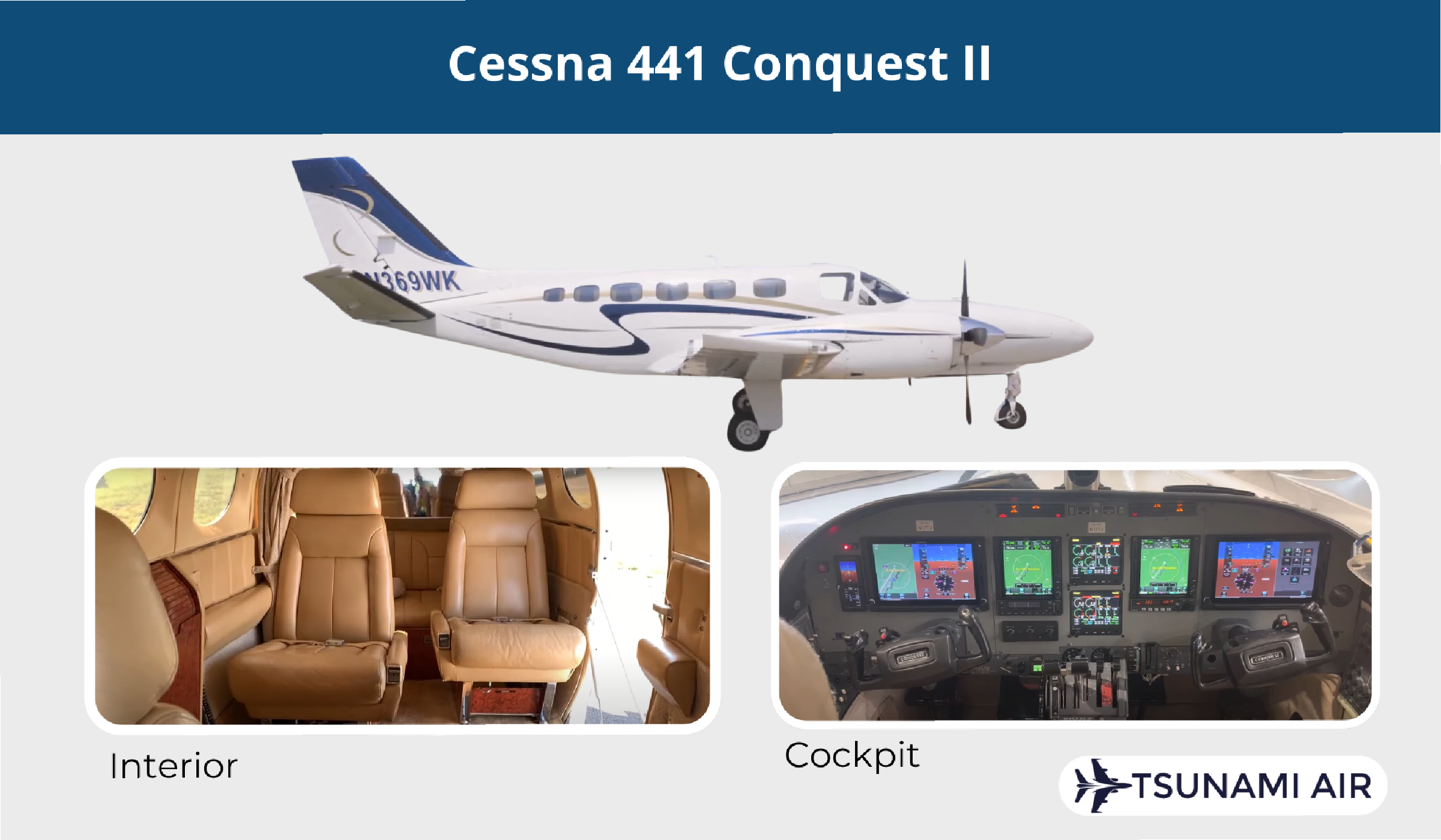 cessna 441 conquest 2 interior