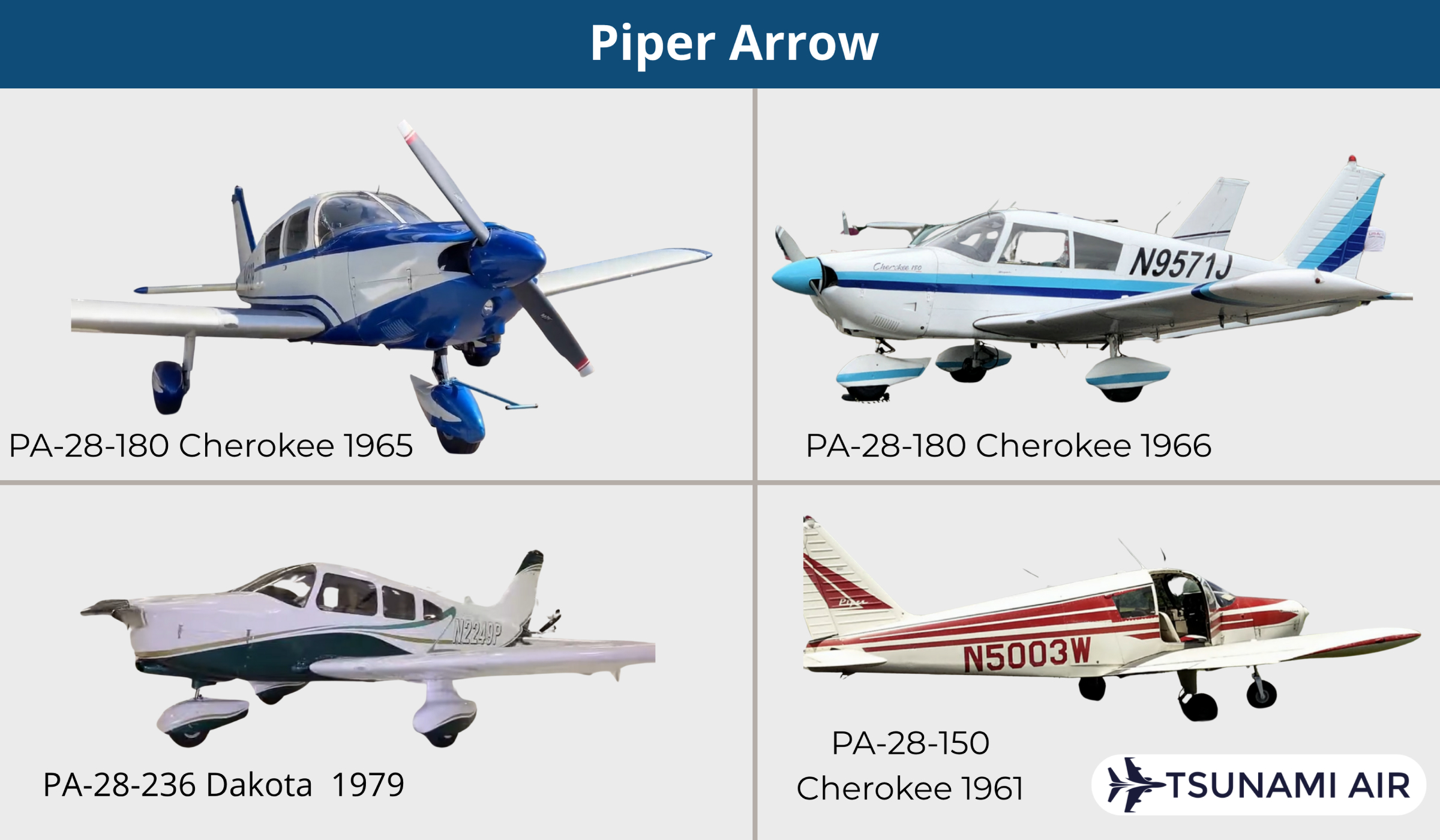 Pictures of Piper Arrow Planes